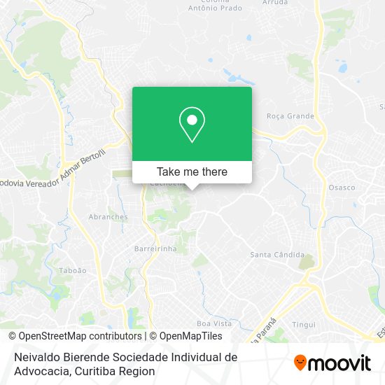 Neivaldo Bierende Sociedade Individual de Advocacia map