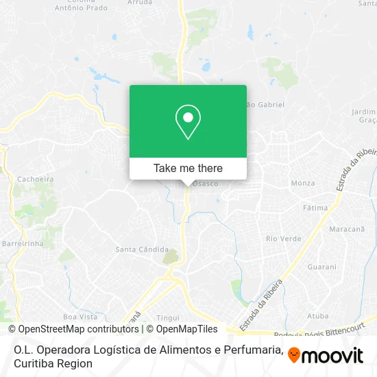 O.L. Operadora Logística de Alimentos e Perfumaria map