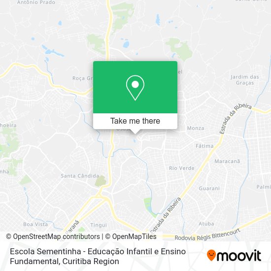Escola Sementinha - Educação Infantil e Ensino Fundamental map