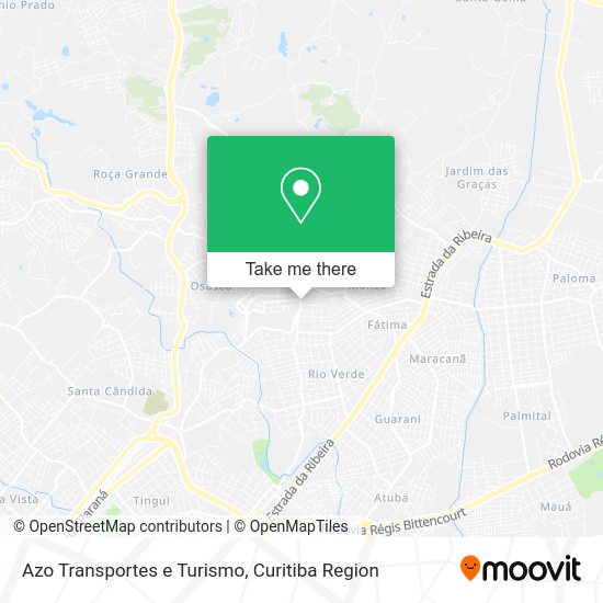 Azo Transportes e Turismo map