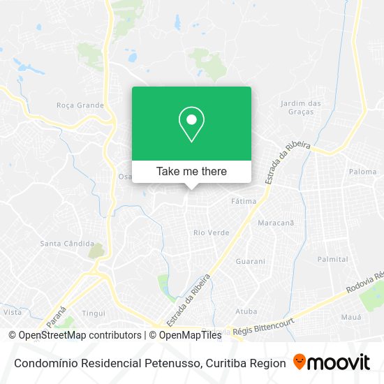 Condomínio Residencial Petenusso map