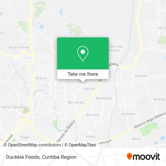 Duckkie Foods map