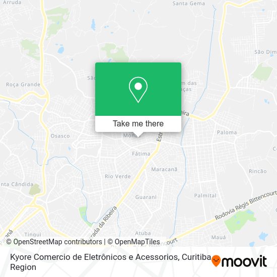 Kyore Comercio de Eletrônicos e Acessorios map