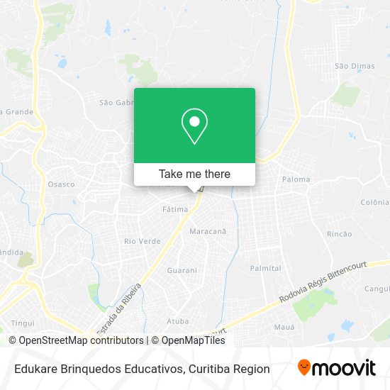 Edukare Brinquedos Educativos map
