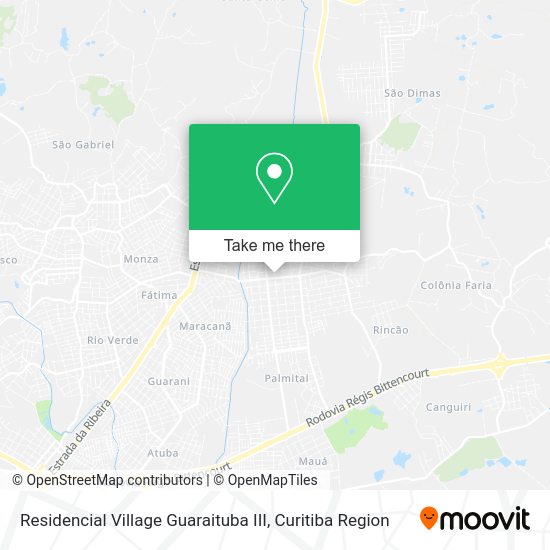 Residencial Village Guaraituba III map