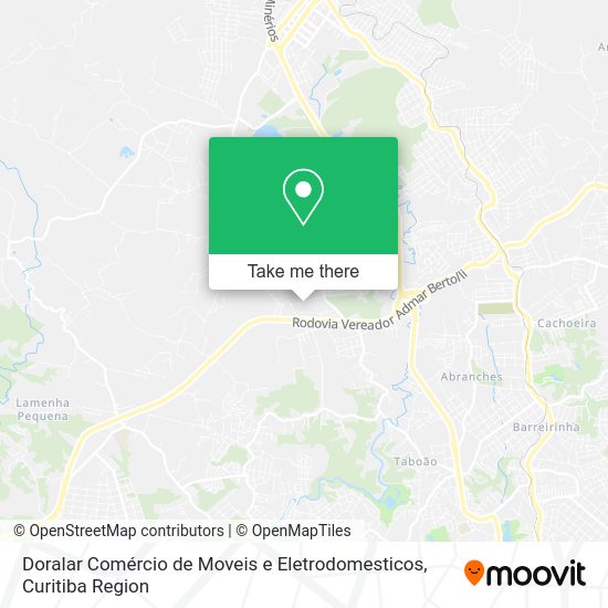 Doralar Comércio de Moveis e Eletrodomesticos map
