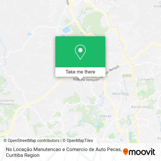 Ns Locação Manutencao e Comercio de Auto Pecas map