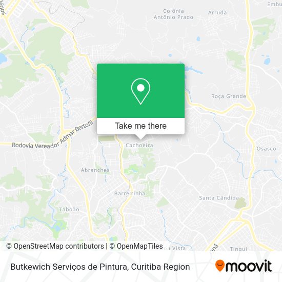 Butkewich Serviços de Pintura map