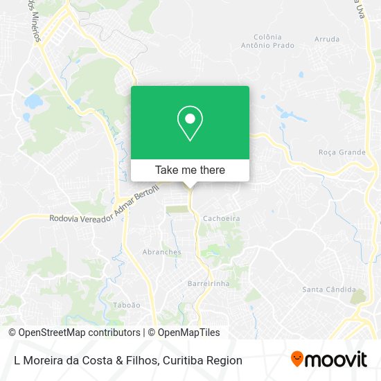 L Moreira da Costa & Filhos map