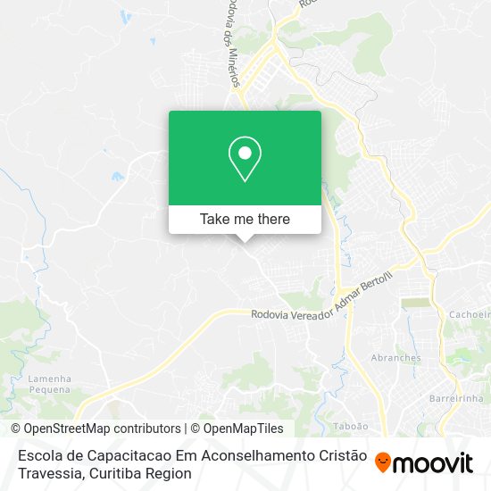 Escola de Capacitacao Em Aconselhamento Cristão Travessia map