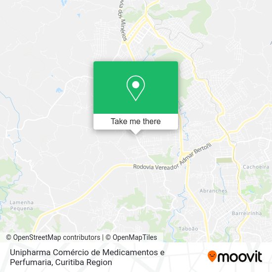 Unipharma Comércio de Medicamentos e Perfumaria map