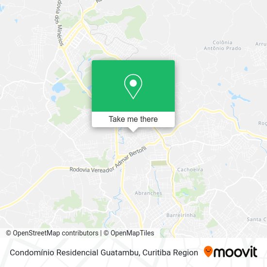 Condomínio Residencial Guatambu map