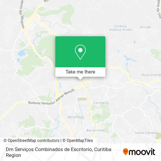 Dm Serviços Combinados de Escritorio map