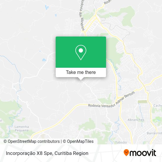 Incorporação X8 Spe map