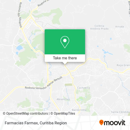 Farmacias Farmax map