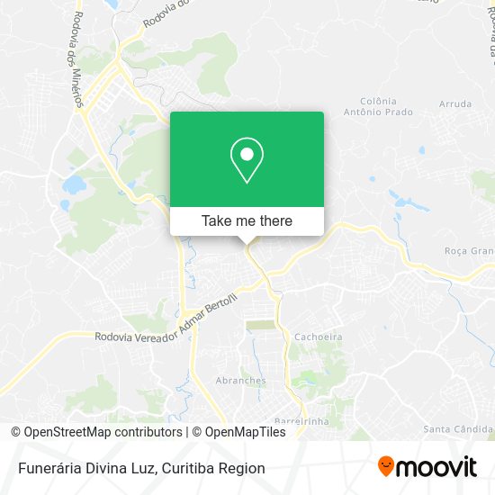 Funerária Divina Luz map