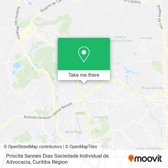 Priscila Sennes Dias Sociedade Individual de Advocacia map