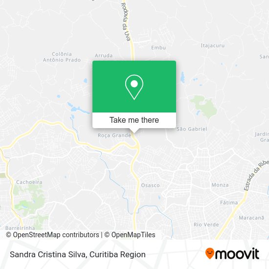 Sandra Cristina Silva map