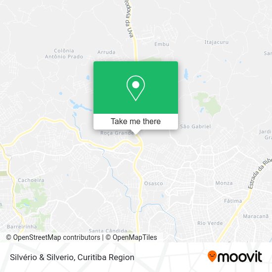 Silvério & Silverio map