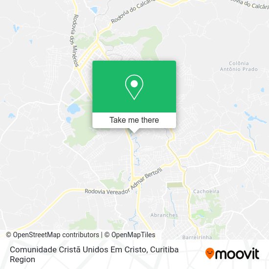 Comunidade Cristã Unidos Em Cristo map