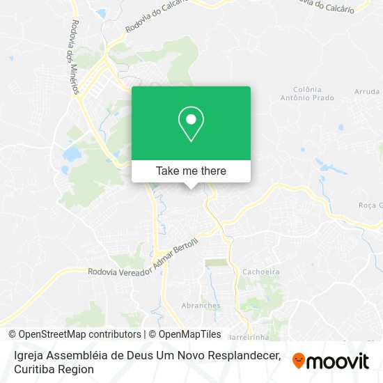 Igreja Assembléia de Deus Um Novo Resplandecer map