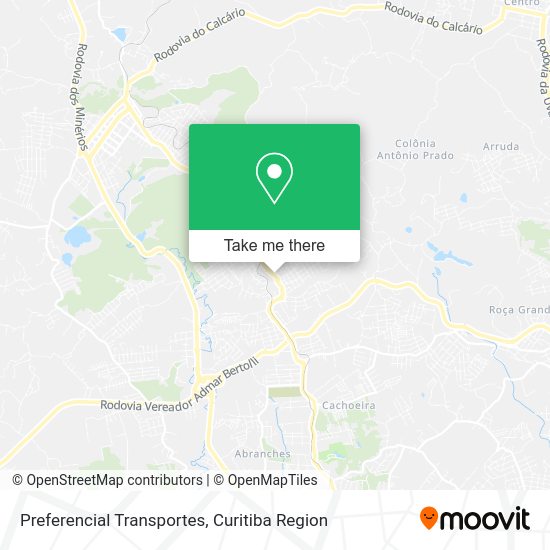 Preferencial Transportes map