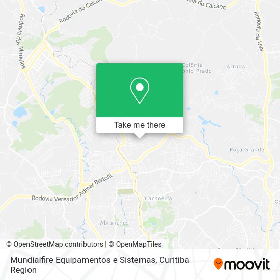 Mundialfire Equipamentos e Sistemas map