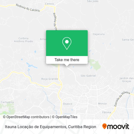Itauna Locação de Equipamentos map