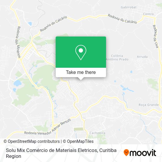 Solu Mix Comércio de Materiais Eletricos map