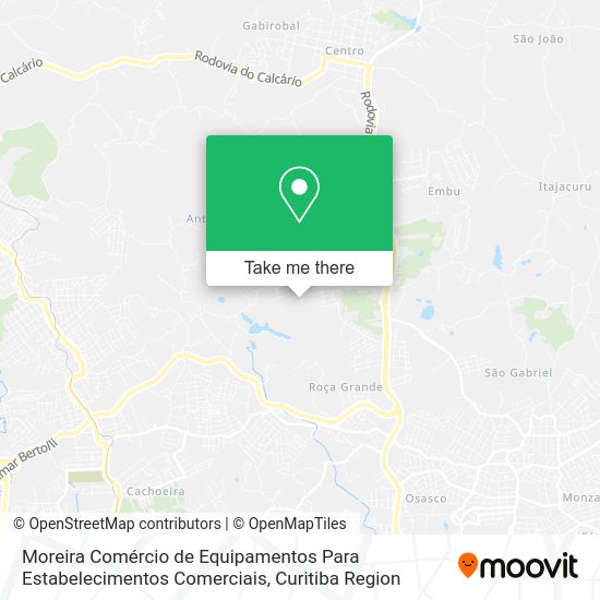 Moreira Comércio de Equipamentos Para Estabelecimentos Comerciais map