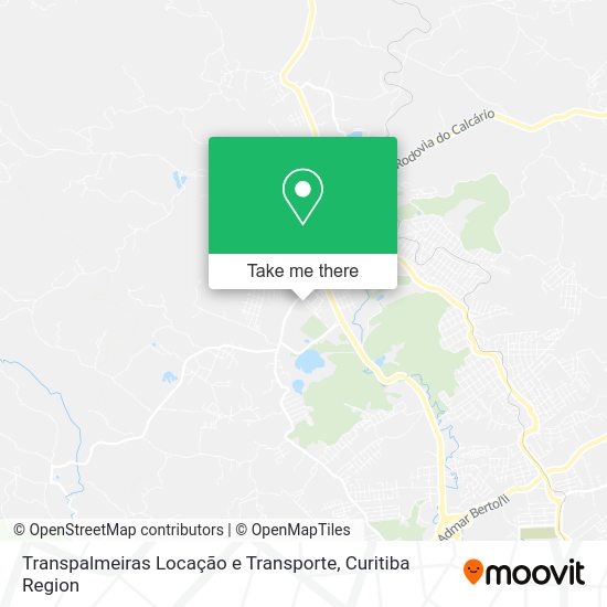Transpalmeiras Locação e Transporte map