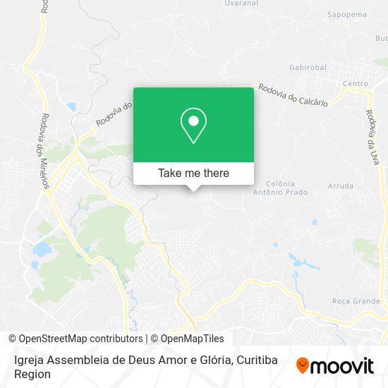 Igreja Assembleia de Deus Amor e Glória map