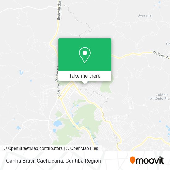 Canha Brasil Cachaçaria map