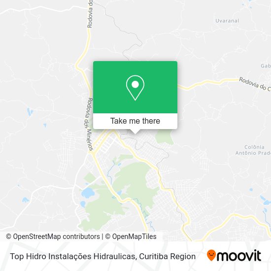 Top Hidro Instalações Hidraulicas map
