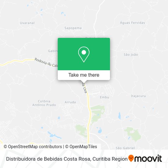 Distribuidora de Bebidas Costa Rosa map