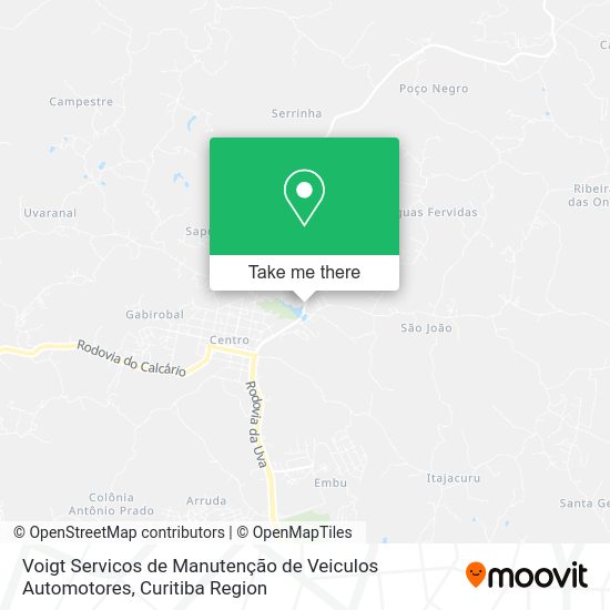 Voigt Servicos de Manutenção de Veiculos Automotores map