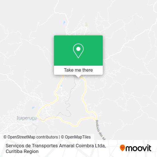 Serviços de Transportes Amaral Coimbra Ltda map