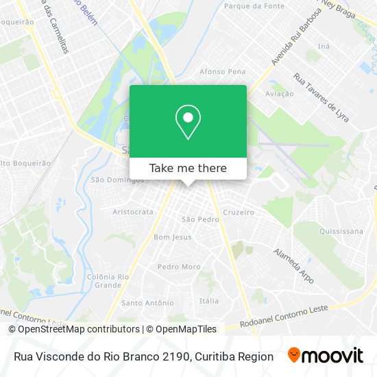 Mapa Rua Visconde do Rio Branco 2190