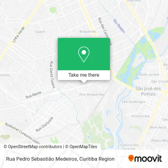 Rua Pedro Sebastião Medeiros map