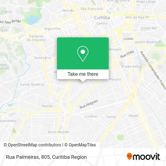 Rua Palmeiras, 805 map
