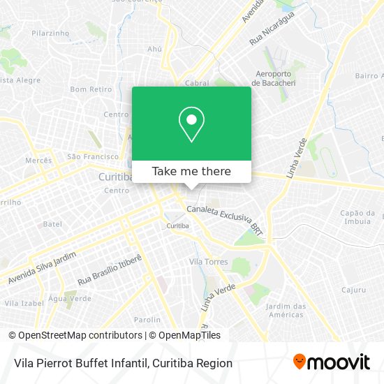 Vila Pierrot Buffet Infantil map