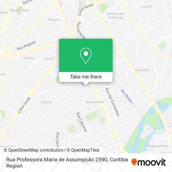 Rua Professora Maria de Assumpção 2590 map