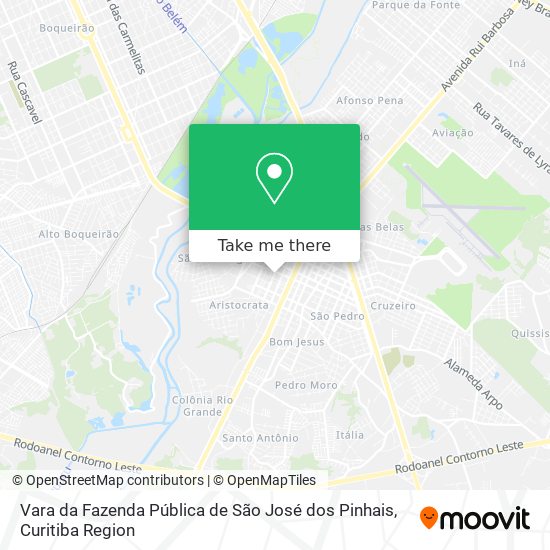 Vara da Fazenda Pública de São José dos Pinhais map