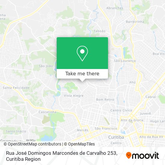 Rua José Domingos Marcondes de Carvalho 253 map