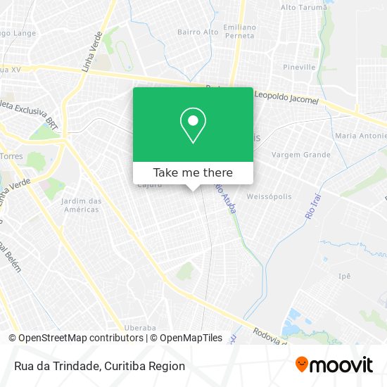 Rua da Trindade map