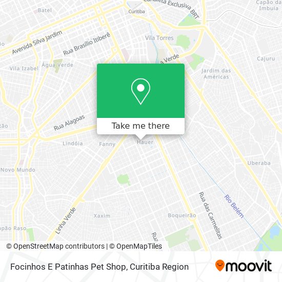 Focinhos E Patinhas Pet Shop map