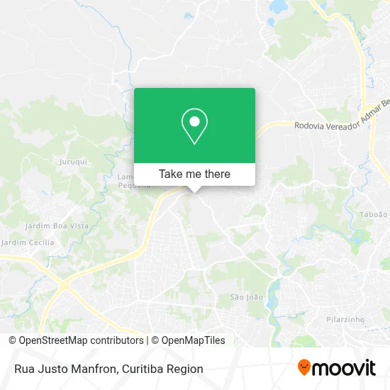 Rua Justo Manfron map