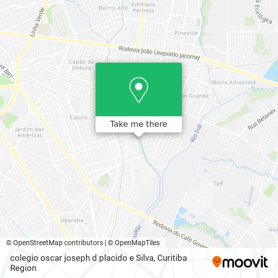 colegio oscar joseph d placido e Silva map