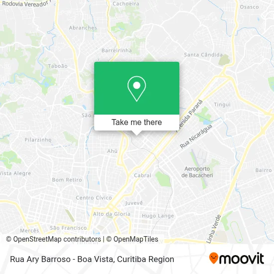 Rua Ary Barroso - Boa Vista map