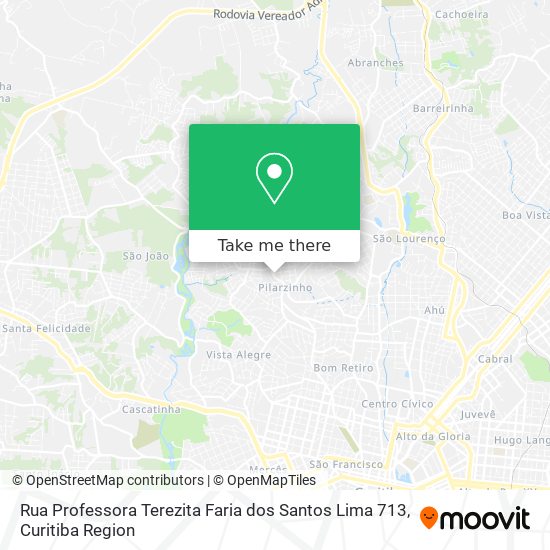 Rua Professora Terezita Faria dos Santos Lima 713 map